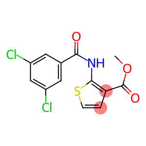 methyl 2-[(3,5-dichlorobenzoyl)amino]thiophene-3-carboxylate