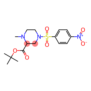 1-METHYL-4-(4-NITRO-BENZENESULFONYL)-PIPERAZINE-2-CARBOXYLIC ACID TERT-BUTYL ESTER