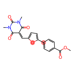 METHYL 4-{5-[(1,3-DIMETHYL-2,4,6-TRIOXOTETRAHYDROPYRIMIDIN-5(2H)-YLIDENE)METHYL]-2-FURYL}BENZOATE