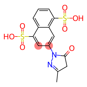 3-(3-methyl-5-oxo-4,5-dihydropyrazol-1-yl)naphthalene-1,5-disulfonic acid