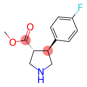 METHYL (+/-)-TRANS-4-(4-FLUORO-PHENYL)-PYRROLIDINE-3-CARBOXYLATE