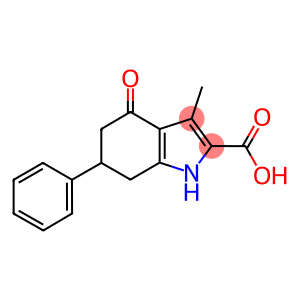 3-METHYL-4-OXO-6-PHENYL-4,5,6,7-TETRAHYDRO-1H-INDOLE-2-CARBOXYLIC ACID