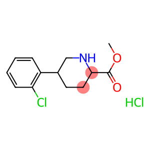 METHYL 5-(2-CHLOROPHENYL)PIPERIDINE-2-CARBOXYLATE HYDROCHLORIDE