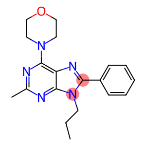 2-METHYL-6-MORPHOLINO-8-PHENYL-9-PROPYL-9H-PURINE