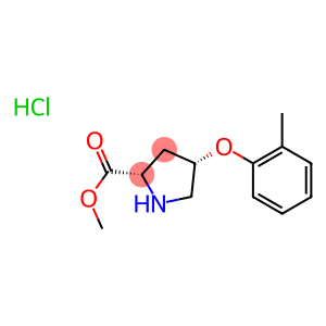 METHYL (2S,4S)-4-(2-METHYLPHENOXY)PYRROLIDINE-2-CARBOXYLATE HYDROCHLORIDE