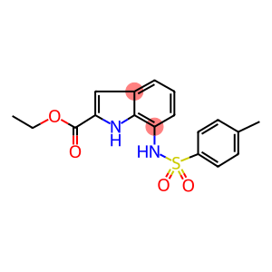 7-[[(4-METHYLPHENYL)SULPHONYL]AMINO]INDOLE-2-CARBOXYLIC ACID, ETHYL ESTER