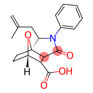 3-(2-METHYLPROP-2-EN-1-YL)-1-OXO-2-PHENYL-1,2,3,6,7,7A-HEXAHYDRO-3A,6-EPOXYISOINDOLE-7-CARBOXYLIC ACID