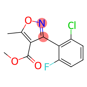 METHYL 3-(2-CHLORO-6-FLUOROPHENYL)-5-METHYLISOXAZOLE-4-CARBOXYLAT