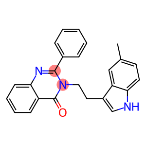 3-[2-(5-METHYL-1H-INDOL-3-YL)ETHYL]-2-PHENYLQUINAZOLIN-4(3H)-ONE