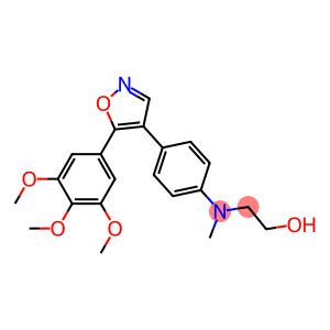 2-(methyl(4-(5-(3,4,5-trimethoxyphenyl)isoxazol-4-yl)phenyl)amino)ethanol