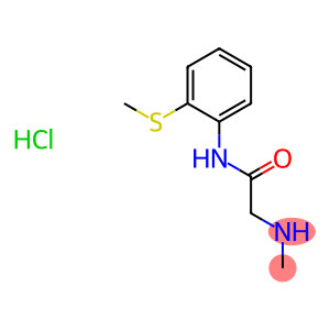 2-(METHYLAMINO)-N-[2-(METHYLTHIO)PHENYL]ACETAMIDE HYDROCHLORIDE