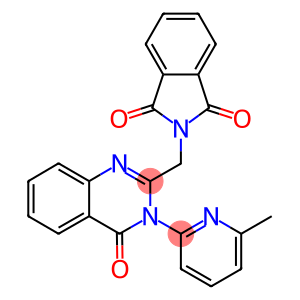 2-{[3-(6-METHYLPYRIDIN-2-YL)-4-OXO-3,4-DIHYDROQUINAZOLIN-2-YL]METHYL}-1H-ISOINDOLE-1,3(2H)-DIONE