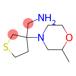 [3-(2-methylmorpholin-4-yl)tetrahydrothien-3-yl]methylamine