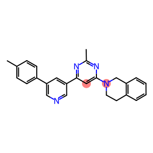 2-[2-METHYL-6-(5-P-TOLYL-PYRIDIN-3-YL)-PYRIMIDIN-4-YL]-1,2,3,4-TETRAHYDRO-ISOQUINOLINE