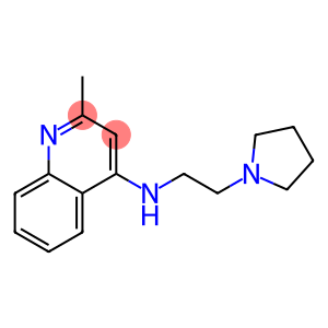 2-METHYL-4-[2-(PYRROLIDIN-1-YL)ETHYL]AMINOQUINOLINE