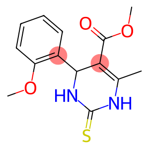 METHYL 2-(2-METHOXYPHENYL)-6-METHYL-4-THIOXO-2H,3H,5H-3,5-DIAZINECARBOXYLATE