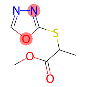 METHYL 2-(1,3,4-OXADIAZOL-2-YLSULFANYL)PROPANOATE