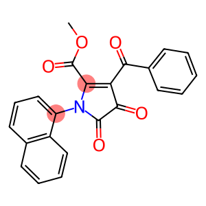 METHYL 3-BENZOYL-1-(NAPHTHALEN-1-YL)-4,5-DIOXO-4,5-DIHYDRO-1H-PYRROLE-2-CARBOXYLATE