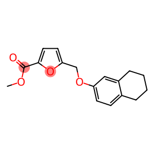 METHYL 5-[(5,6,7,8-TETRAHYDRO-2-NAPHTHALENYLOXY)METHYL]-2-FUROATE