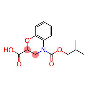 4-[(2-methylpropoxy)carbonyl]-3,4-dihydro-2H-1,4-benzoxazine-2-carboxylic acid