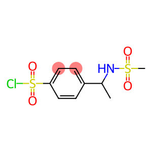 4-{1-[(methylsulfonyl)amino]ethyl}benzenesulfonyl chloride