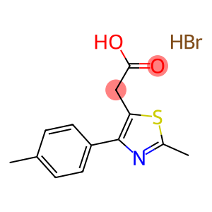 [2-METHYL-4-(4-METHYLPHENYL)-1,3-THIAZOL-5-YL]ACETIC ACID HYDROBROMIDE