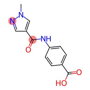 4-[(1-methyl-1H-pyrazole-4-)amido]benzoic acid