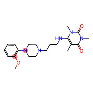 5-METHYL-6[[3-[4-(2-METHOXYPHENYL)-1-PIPERAZINYL]PROPYL]AMINO]-1,3-DIMETHYLURACIL