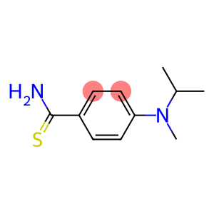 4-[methyl(propan-2-yl)amino]benzene-1-carbothioamide