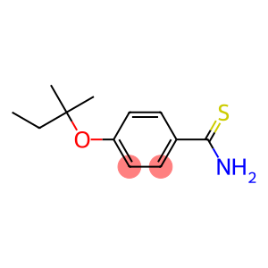 4-[(2-methylbutan-2-yl)oxy]benzene-1-carbothioamide