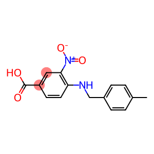 4-{[(4-methylphenyl)methyl]amino}-3-nitrobenzoic acid