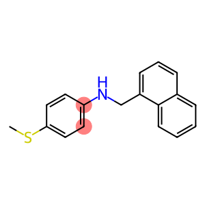 4-(methylsulfanyl)-N-(naphthalen-1-ylmethyl)aniline