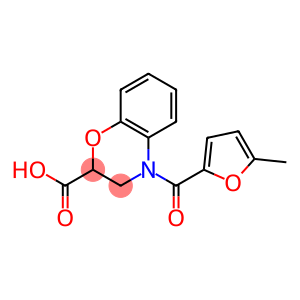 4-[(5-methylfuran-2-yl)carbonyl]-3,4-dihydro-2H-1,4-benzoxazine-2-carboxylic acid