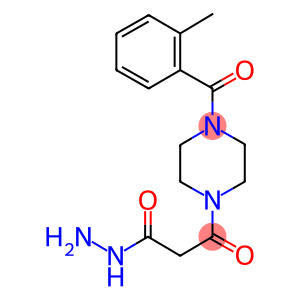 3-[4-(2-METHYL-BENZOYL)-PIPERAZIN-1-YL]-3-OXO-PROPIONIC ACID HYDRAZIDE