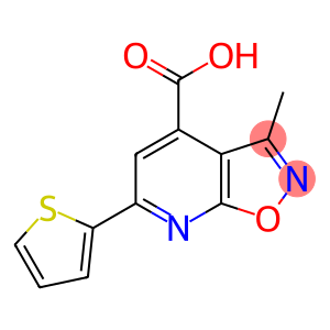 3-methyl-6-(thiophen-2-yl)pyrido[3,2-d][1,2]oxazole-4-carboxylic acid