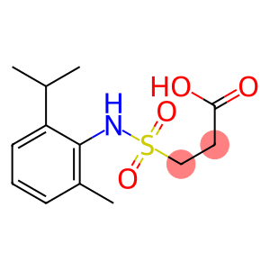 3-{[2-methyl-6-(propan-2-yl)phenyl]sulfamoyl}propanoic acid