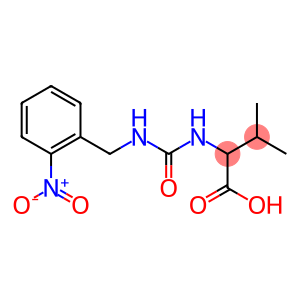 3-methyl-2-({[(2-nitrophenyl)methyl]carbamoyl}amino)butanoic acid