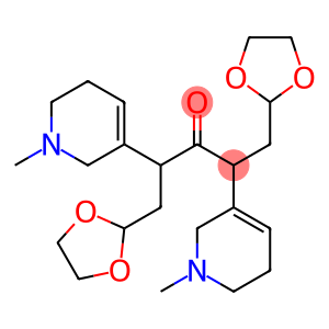 [(1-Methyl-1,2,5,6-tetrahydropyridin)-3-yl][2-(1,3-dioxolan-2-yl)ethyl] ketone