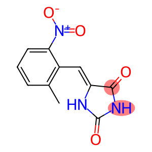 5-[2-Methyl-6-nitrobenzylidene]imidazolidine-2,4-dione