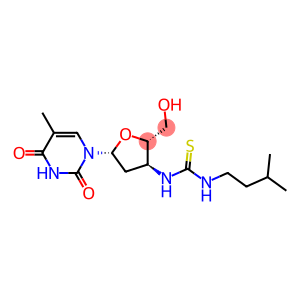 5-Methyl-3'-[[isopentylamino(thiocarbonyl)]amino]-2',3'-dideoxyuridine