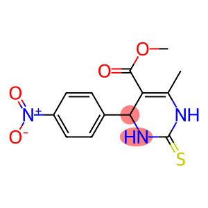 6-Methyl-4-(4-nitrophenyl)-2-thioxo-1,2,3,4-tetrahydropyrimidine-5-carboxylic acid methyl ester