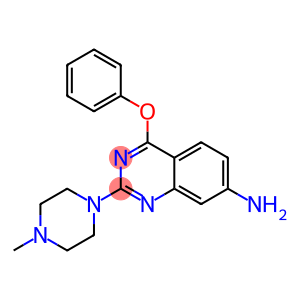 2-[4-Methyl-1-piperazinyl]-4-(phenoxy)-7-aminoquinazoline