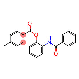 4-Methylbenzoic acid 2-benzoylaminophenyl ester