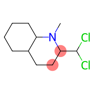 1-Methyl-2-dichloromethyl-1,2,3,4,4a,5,6,7,8,8a-decahydroquinoline