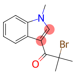 1-Methyl-3-(2-methyl-2-bromopropionyl)-1H-indole