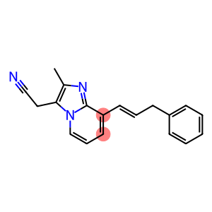 2-Methyl-8-[(E)-3-phenyl-1-propenyl]imidazo[1,2-a]pyridine-3-acetonitrile