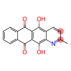 2-Methyl-5,12-dihydroxynaphtho[2,3-g]quinoline-6,11-dione