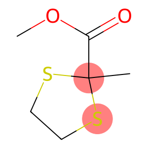 2-Methyl-1,3-dithiolane-2-carboxylic acid methyl ester