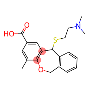 4-Methyl-11-[[2-(dimethylamino)ethyl]thio]-6,11-dihydrodibenz[b,e]oxepin-2-carboxylic acid