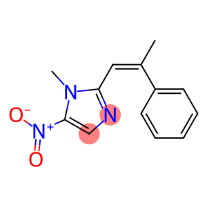 1-Methyl-2-[(2-phenyl-1-propenyl)]-5-nitro-1H-imidazole